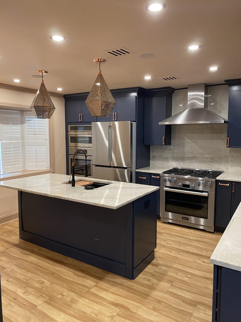 Sleek kitchen